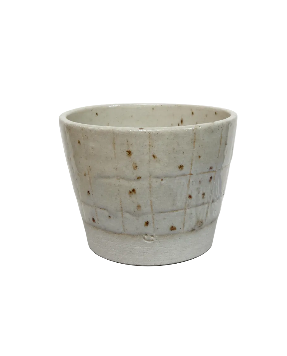 Grid Cup | Ecru Grain
