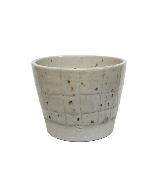 Grid Cup | Ecru Grain
