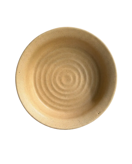 Ripple Bowl Plate | Butter Yellow