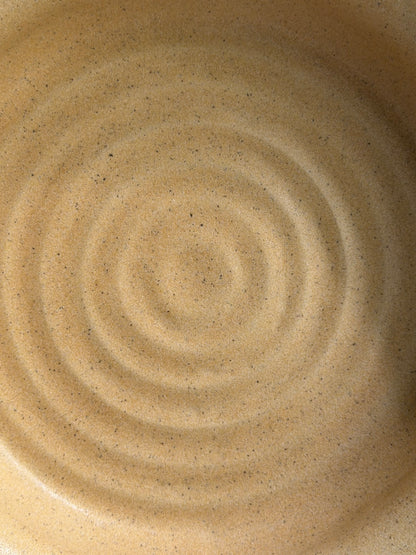 Ripple Bowl Plate | Butter Yellow