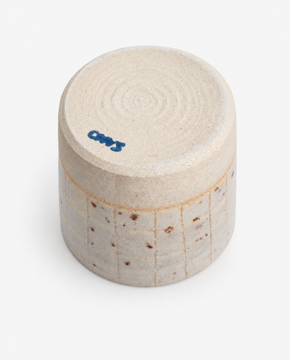 Grid Cup | Ecru Grain