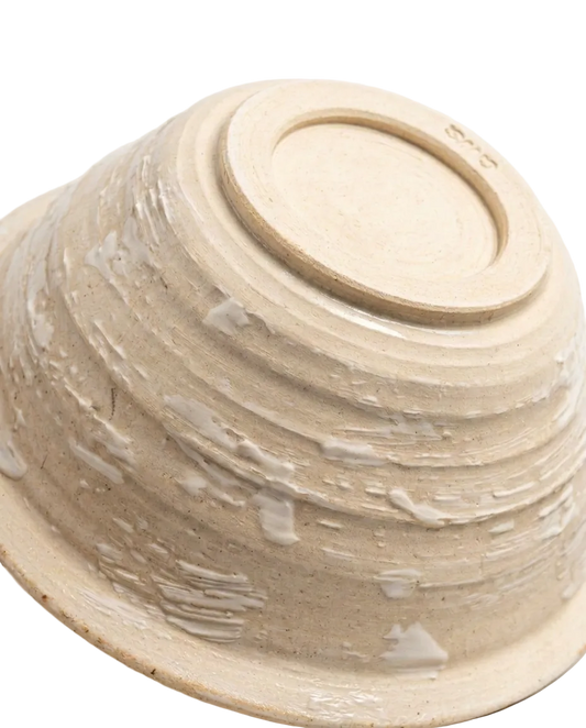 White Hakeme Slip Bowls