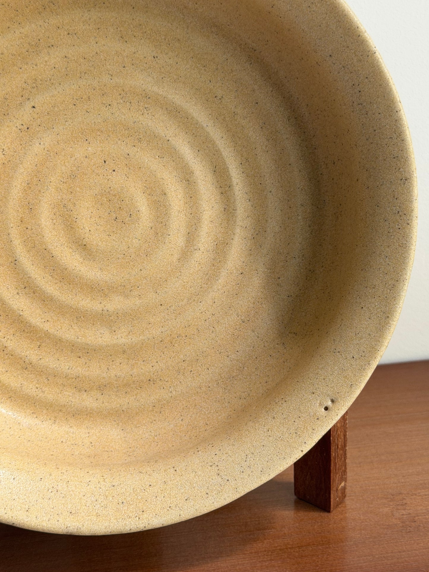 Ripple Bowl Plate | Butter Yellow