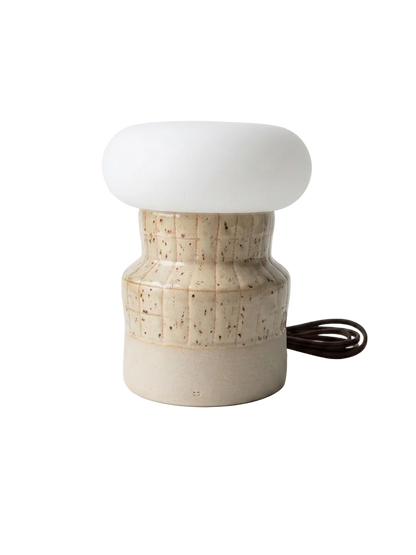 Grid Lamp 01 | Ecru Grain