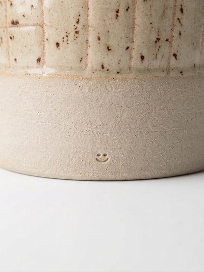 Grid Lamp 01 | Ecru Grain